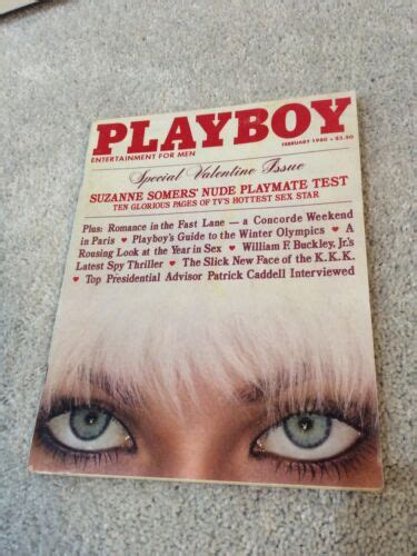 suzane somers playboy|Playboy Magazine February 1980 vol.27, no.2